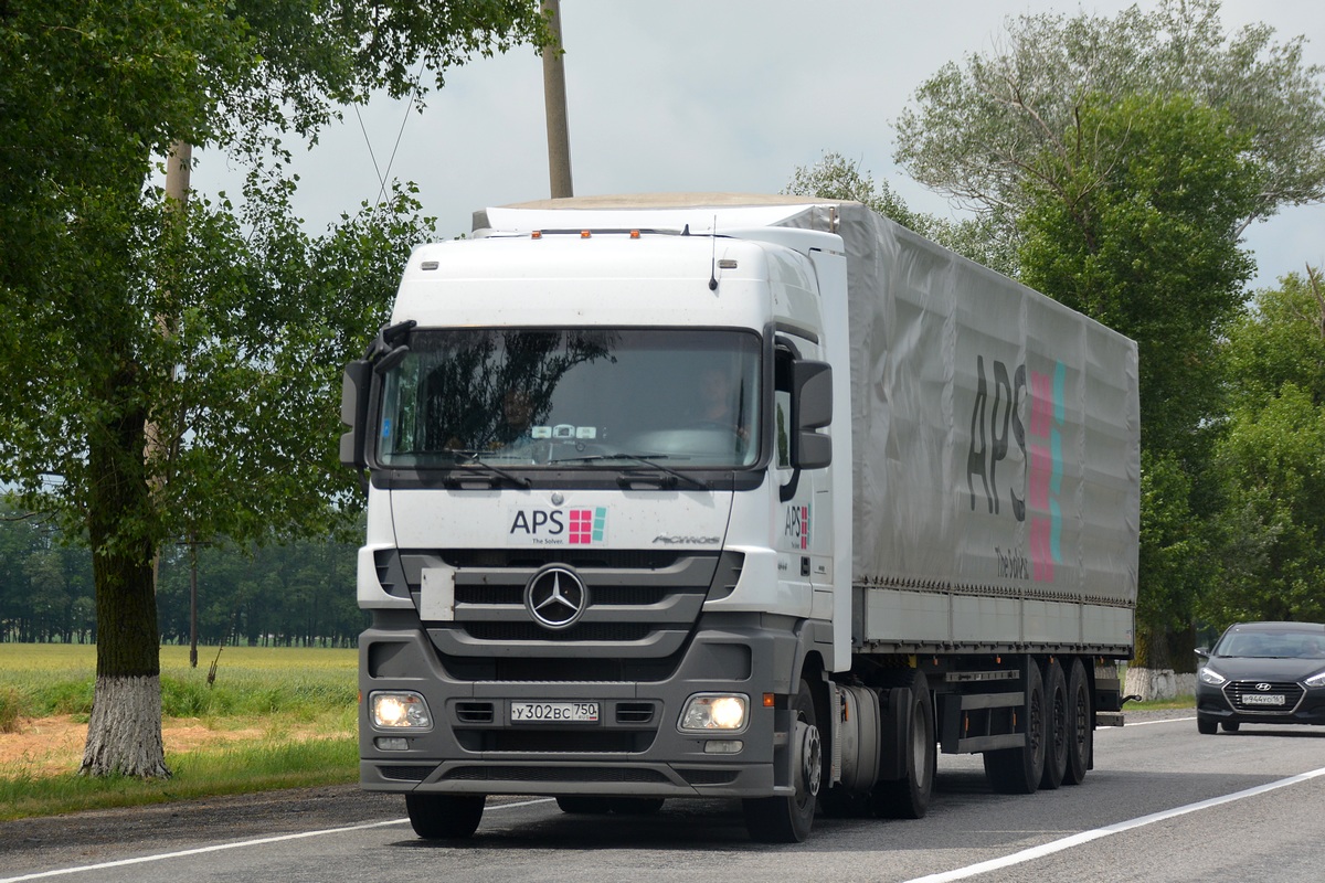 Московская область, № У 302 ВС 750 — Mercedes-Benz Actros ('2009) 1844