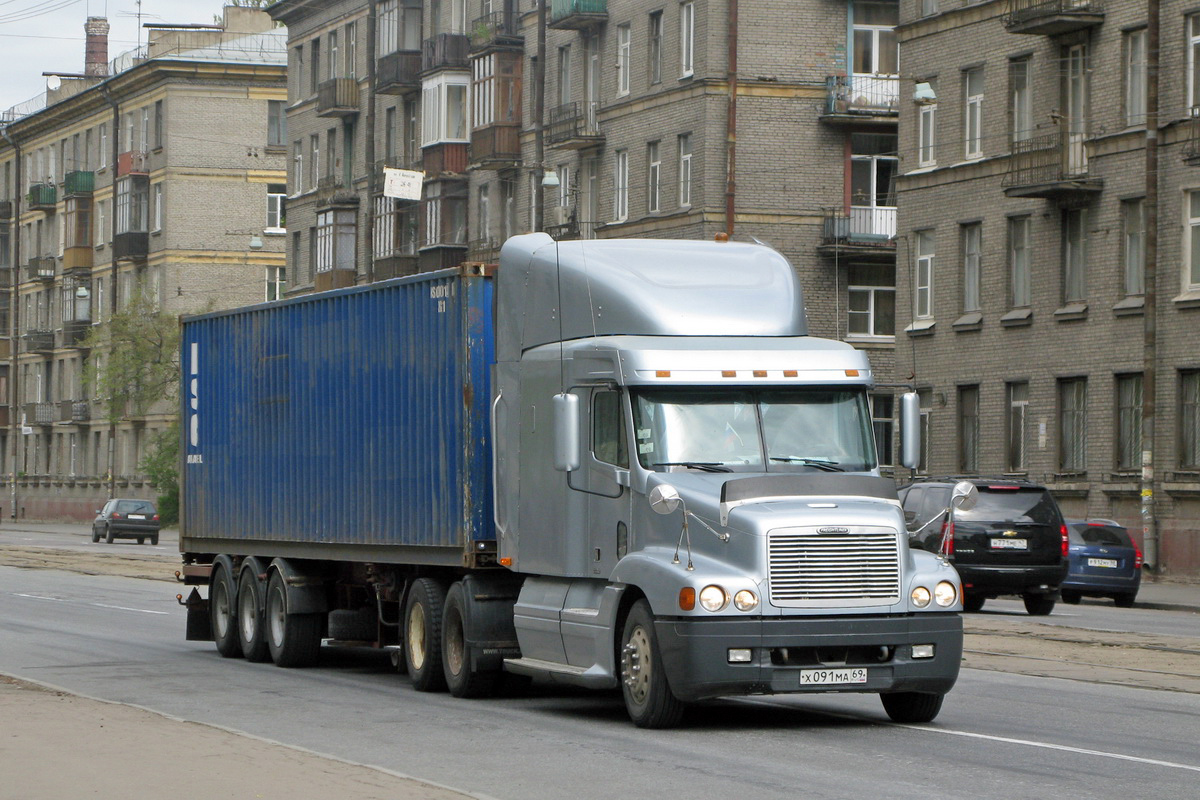 Тверская область, № Х 091 МА 69 — Freightliner Century Class