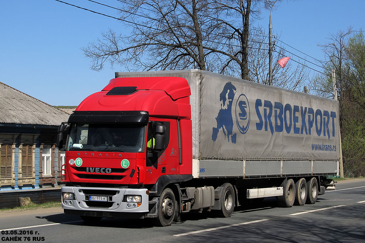 Сербия, № BG 975-HT — IVECO Stralis ('2007) 450