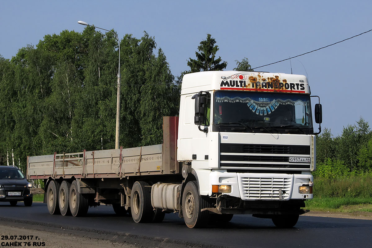 Костромская область, № О 957 АА 44 — DAF 95XF FT