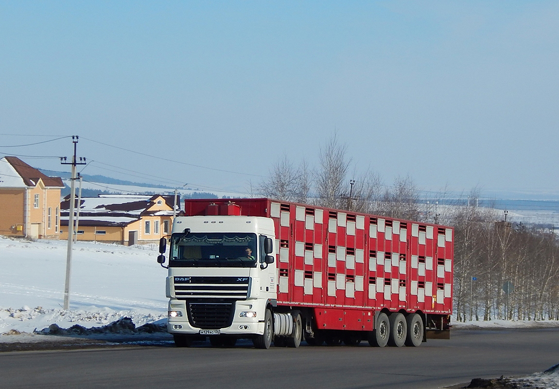 Воронежская область, № Н 129 АС 136 — DAF XF105 FT