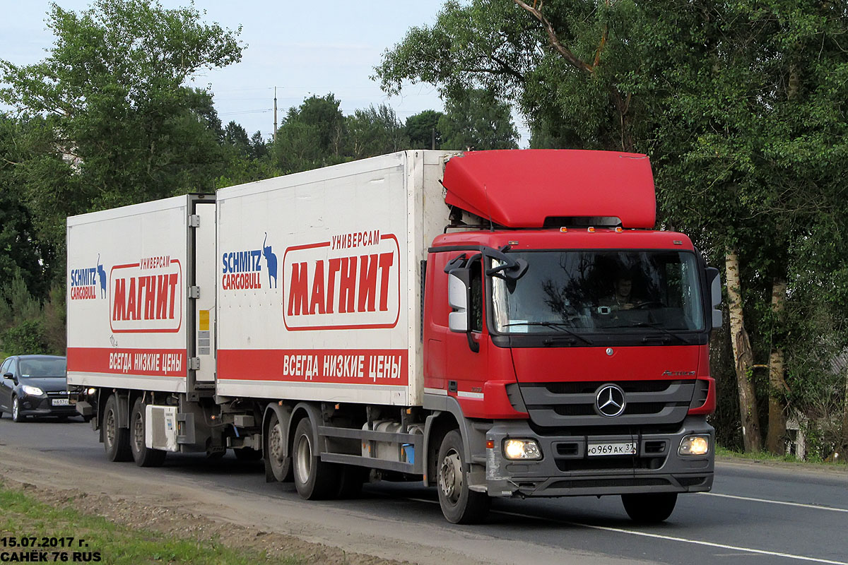 Ивановская область, № О 969 АК 37 — Mercedes-Benz Actros ('2009) 2536