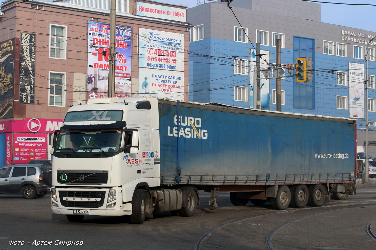 Восточно-Казахстанская область, № 992 PZA 16 — Volvo ('2008) FH.480