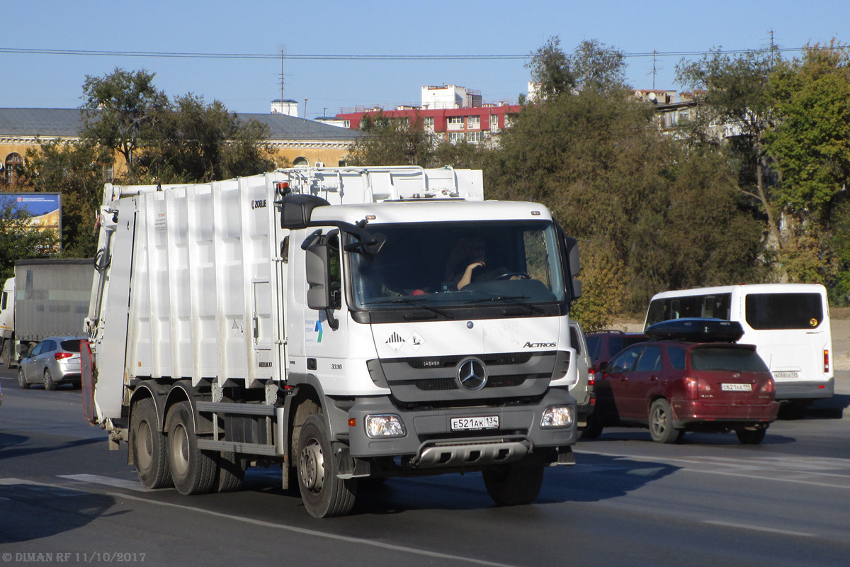 Волгоградская область, № Е 521 АК 134 — Mercedes-Benz Actros '09 3336 [Z9M]