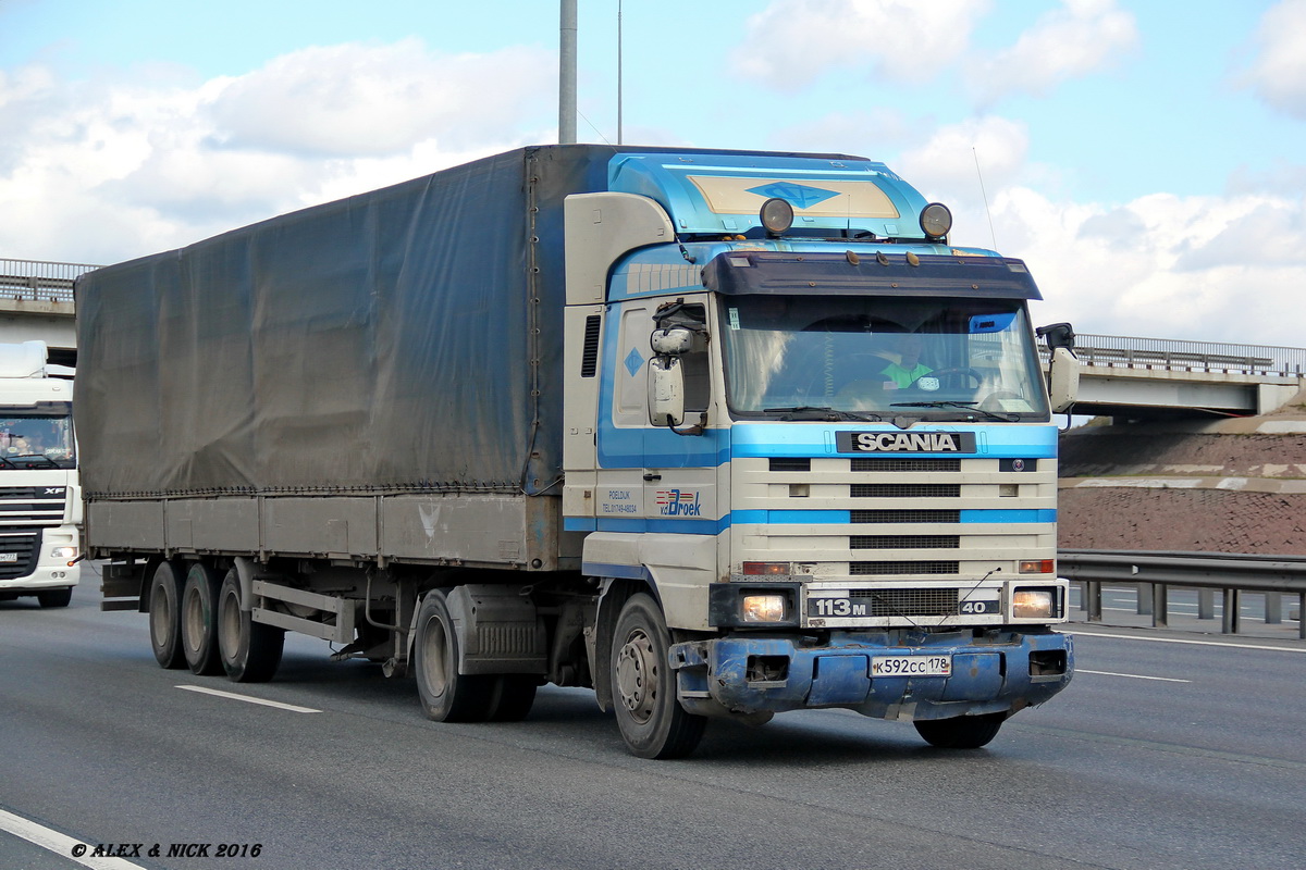 Санкт-Петербург, № К 592 СС 178 — Scania (III) R113M