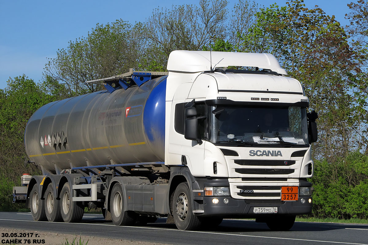 Ярославская область, № Р 759 МО 76 — Scania ('2011) P400