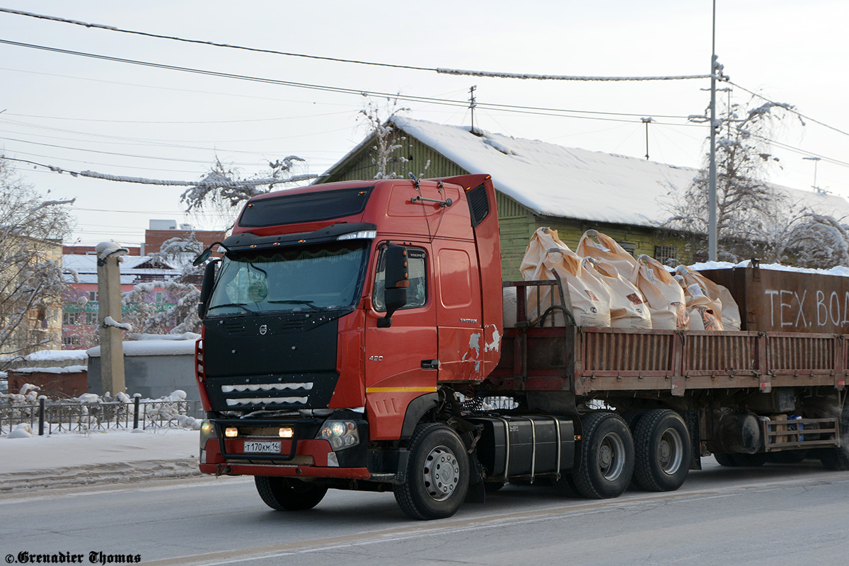 Саха (Якутия), № Т 170 КМ 14 — Howo A7