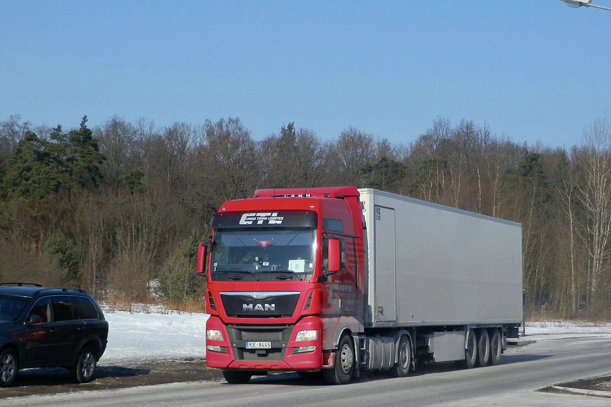 Латвия, № KE-8445 — MAN TGX ('2012) 18.440