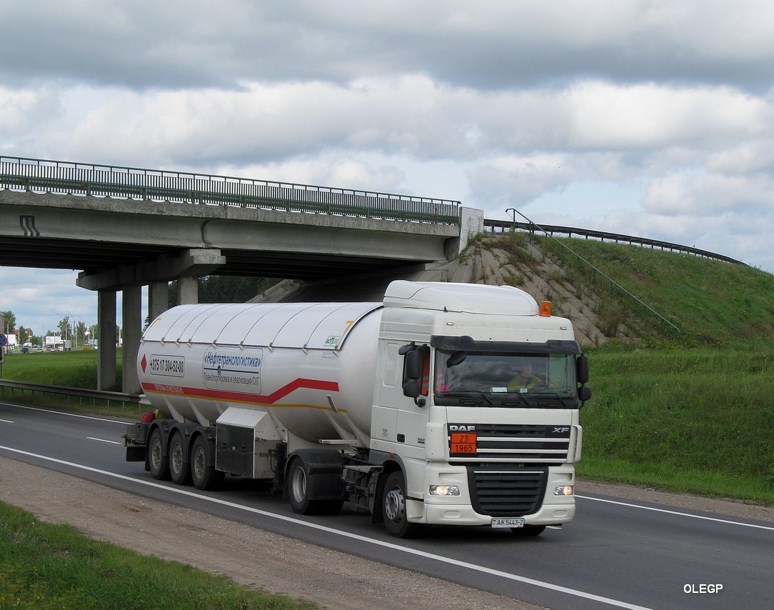 Витебская область, № АК 5443-2 — DAF XF105 FT