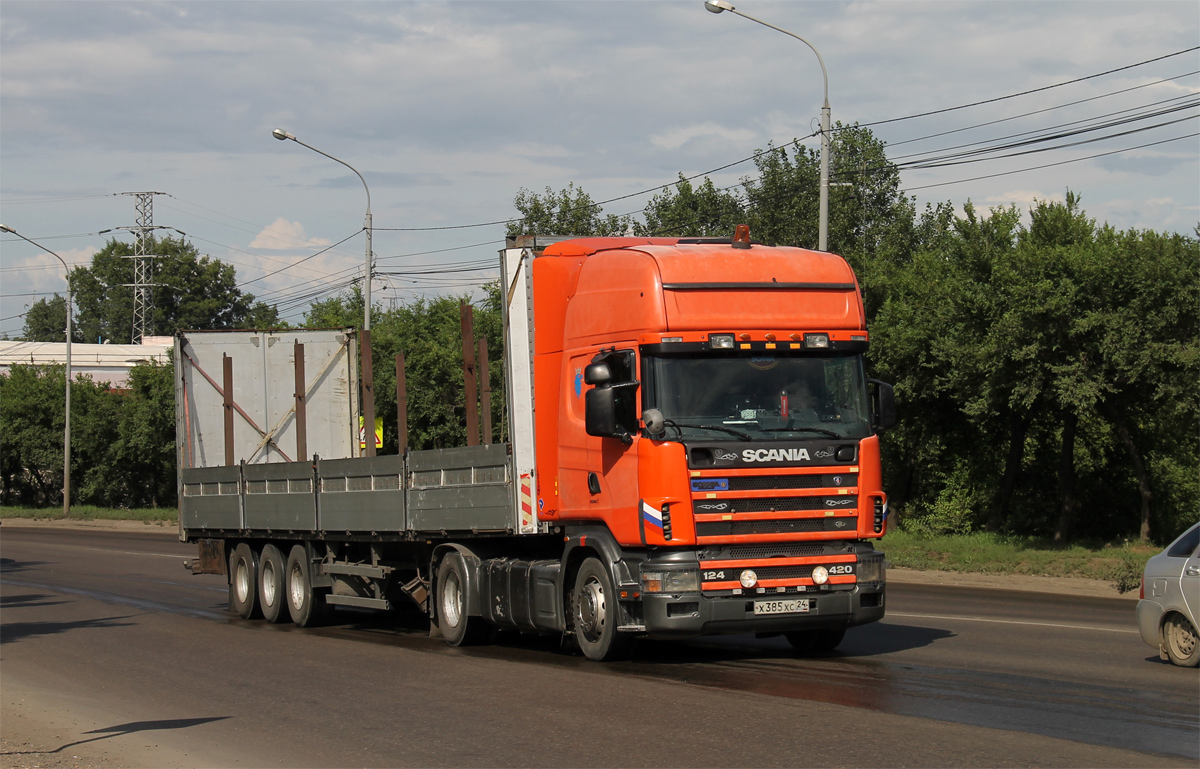 Красноярский край, № Х 385 ХС 24 — Scania ('1996) R124L