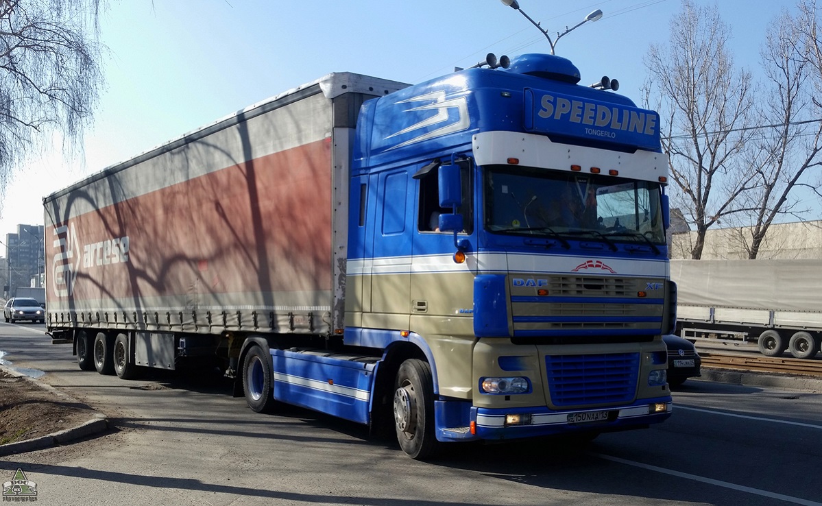 Туркестанская область, № 150 NAA 13 — DAF XF95 FT