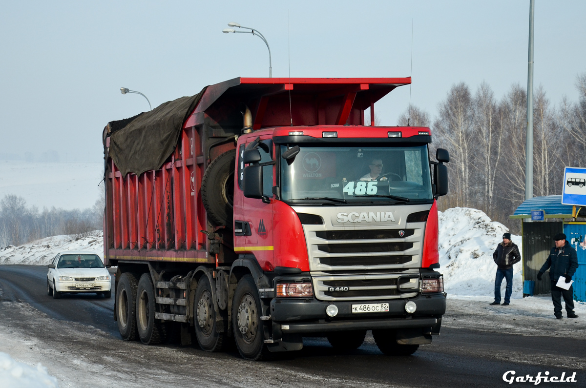 Кемеровская область, № К 486 ОС 82 — Scania ('2013) G440