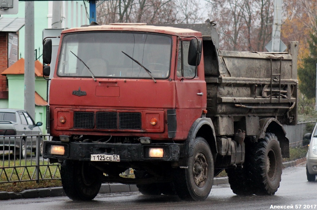 Орловская область, № Т 125 СЕ 57 — МАЗ-5551 [555100]