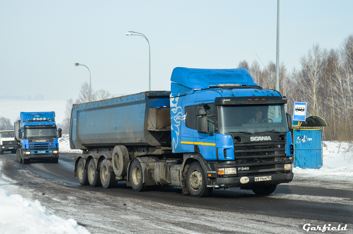 Кемеровская область, № В 819 ЕМ 154 — Scania ('2004) P340