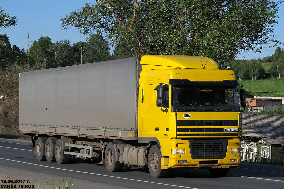 Костромская область, № О 246 ВА 44 — DAF 95XF FT