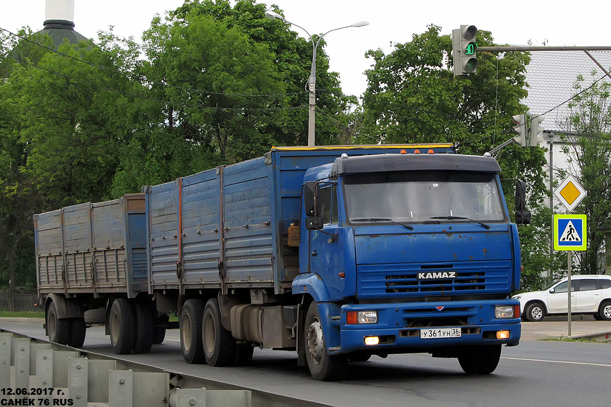 Воронежская область, № У 361 УН 36 — КамАЗ-65117-62