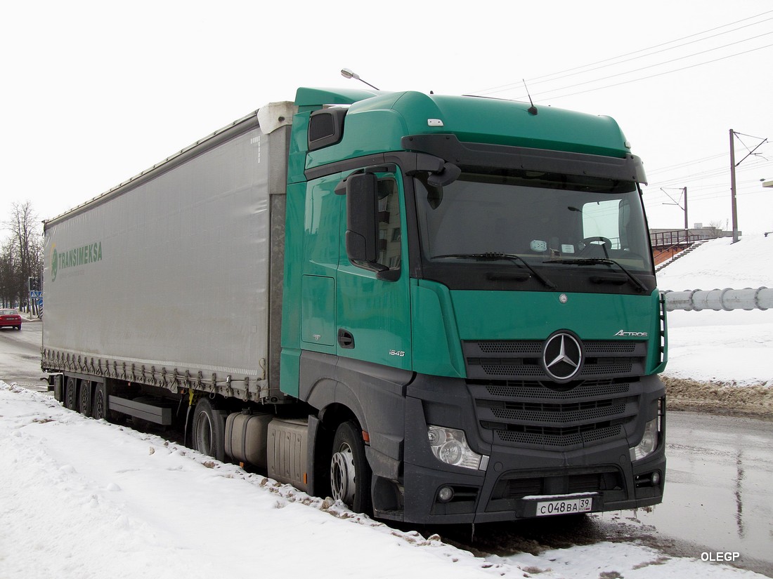 Калининградская область, № С 048 ВА 39 — Mercedes-Benz Actros ('2011) 1845