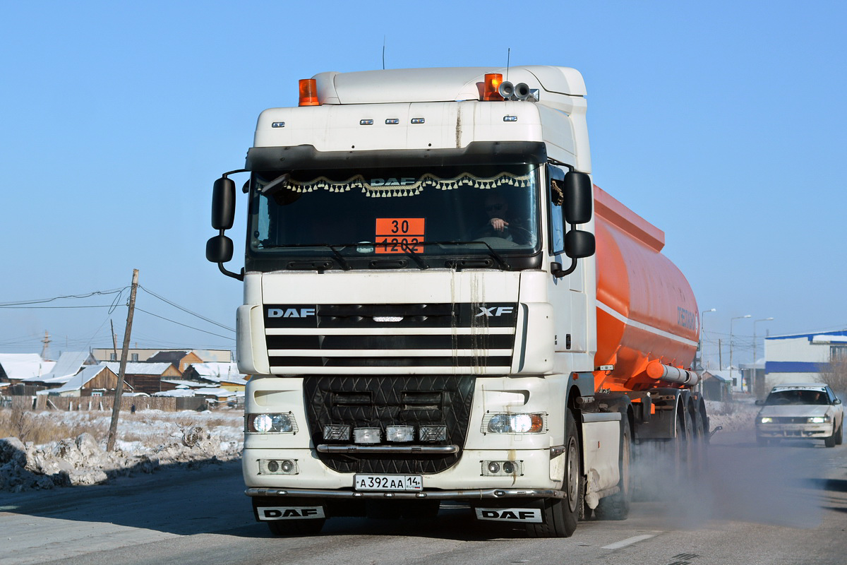 Саха (Якутия), № А 392 АА 14 — DAF XF105 FT