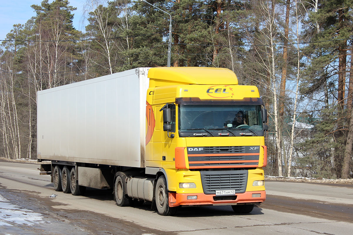 Кировская область, № М 671 НМ 43 — DAF XF95 FT