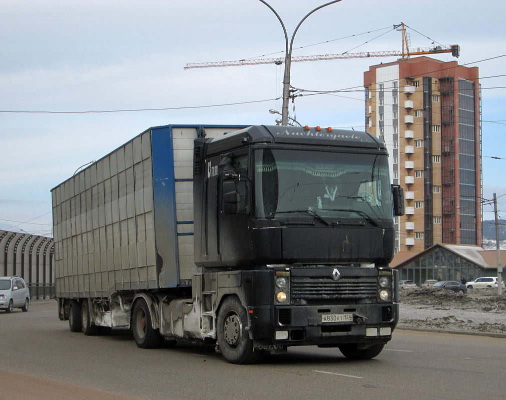 Красноярский край, № А 830 КТ 124 — Renault Magnum AE ('1990)