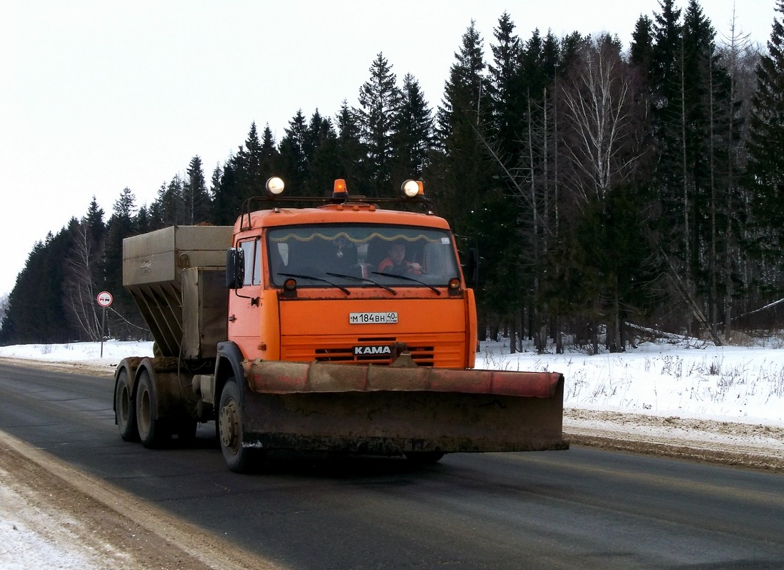 Калужская область, № М 184 ВН 40 — КамАЗ-65115-62