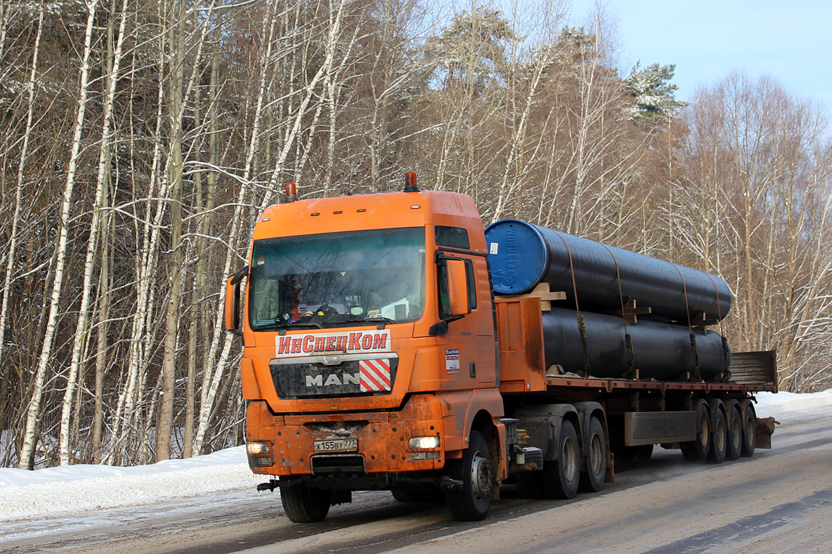 Москва, № Х 155 ВУ 777 — MAN TGX ('2007) 33.480