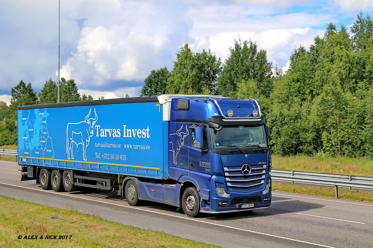 Эстония, № 591 BHV — Mercedes-Benz Actros ('2011) 1845