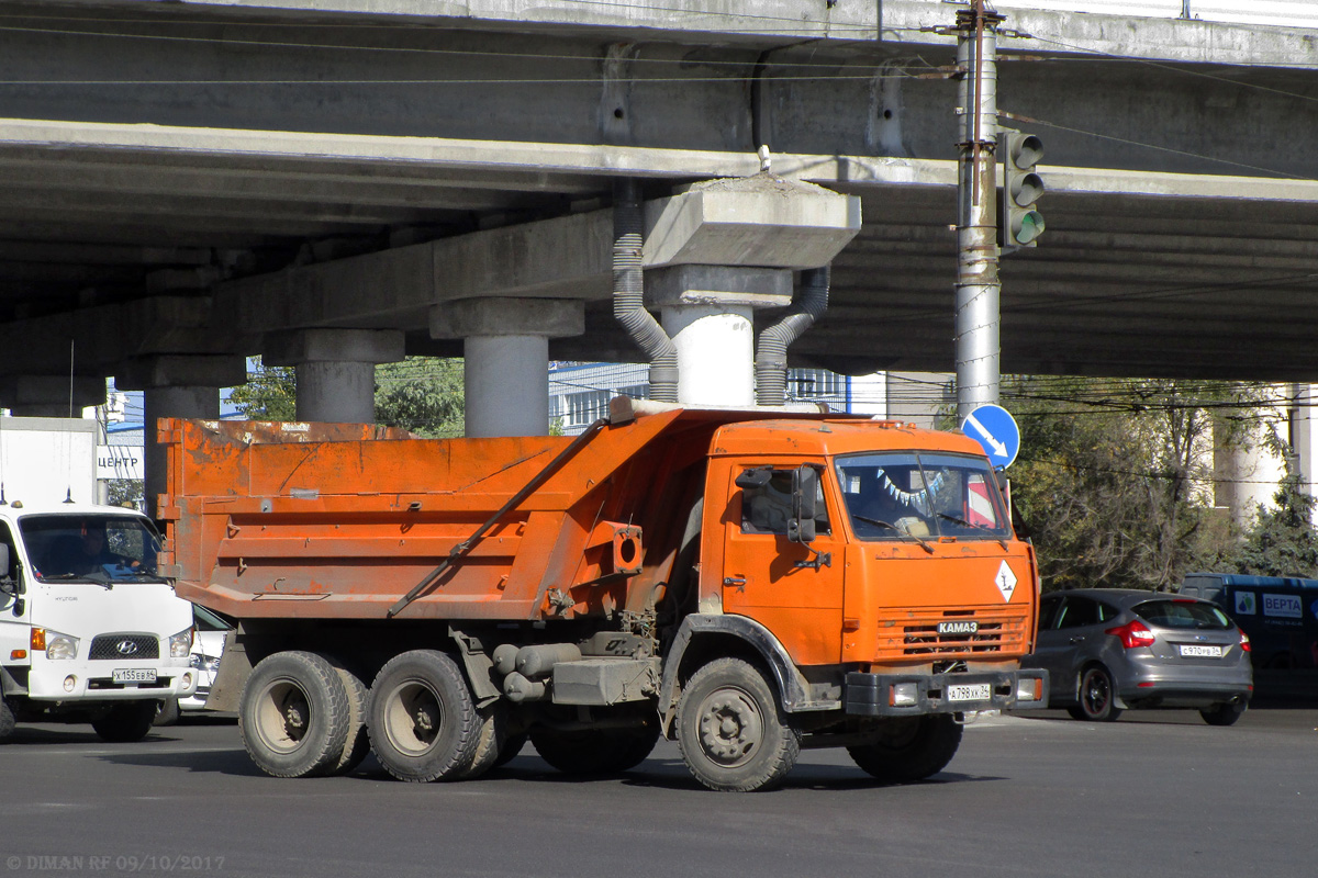 Волгоградская область, № А 798 ХК 34 — КамАЗ-55111-13 [55111N]