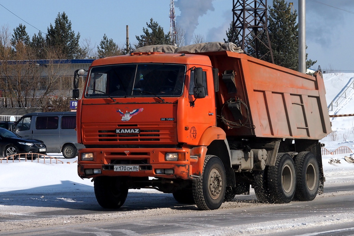 Ханты-Мансийский автоном.округ, № У 170 СМ 86 — КамАЗ-65111 [651110]