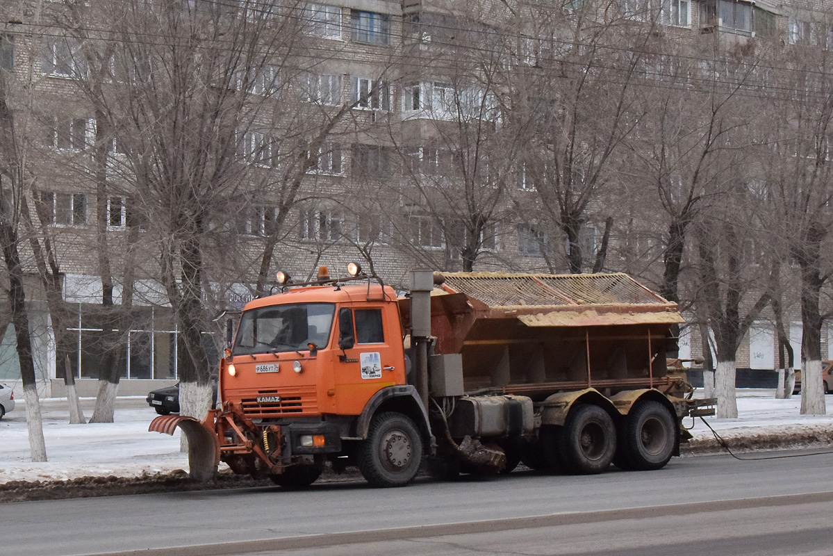 Волгоградская область, № Р 686 УТ 34 — КамАЗ-65115-62