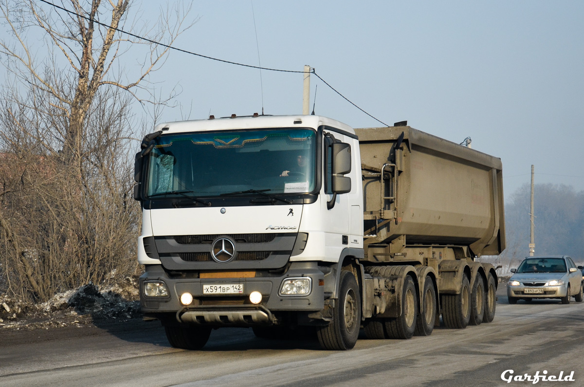 Кемеровская область, № Х 591 ВР 142 — Mercedes-Benz Actros '09 2641 [Z9M]