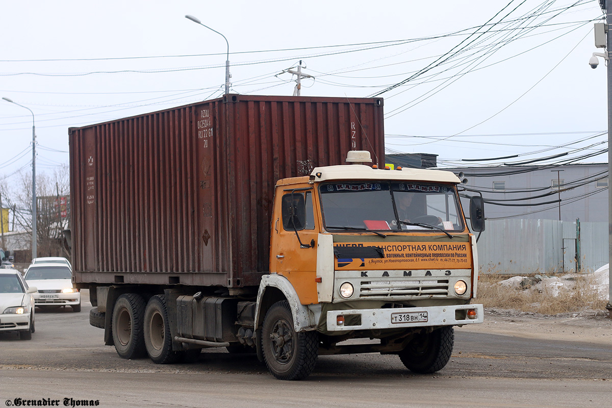 Саха (Якутия), № Т 318 ВН 14 — КамАЗ-53213