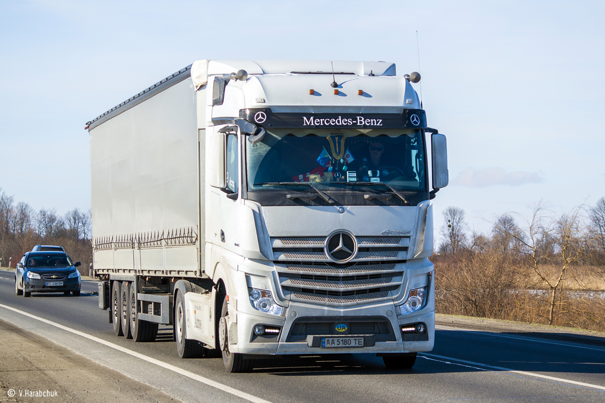 Киев, № АА 5180 ТЕ — Mercedes-Benz Actros ('2011) 1845