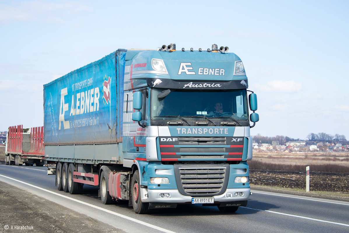 Харьковская область, № АХ 8931 ЕТ — DAF XF105 FT