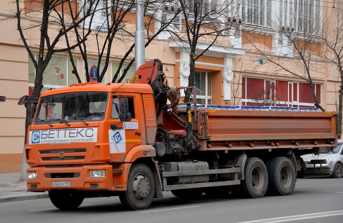 Ростовская область, № Н 563 УУ 161 — КамАЗ-65115 (общая модель)