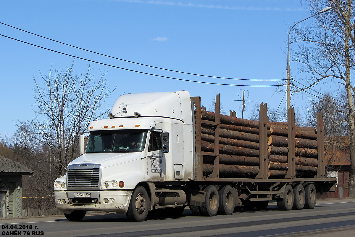 Московская область, № Т 283 ВВ 750 — Freightliner Century Class