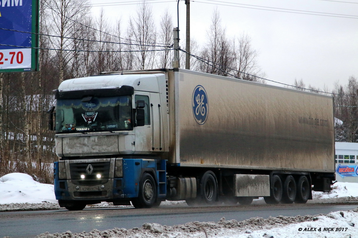 Ярославская область, № К 248 ЕМ 76 — Renault Magnum ('2008)