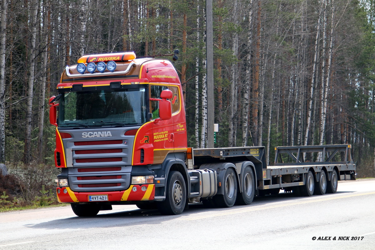 Финляндия, № VVT-421 — Scania ('2004) R420