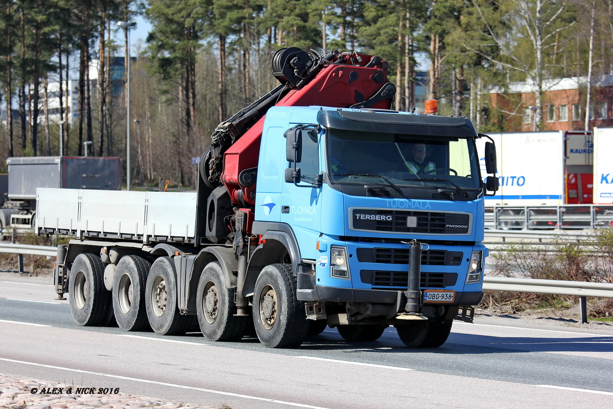 Финляндия, № OBG-938 — Terberg (общая модель)