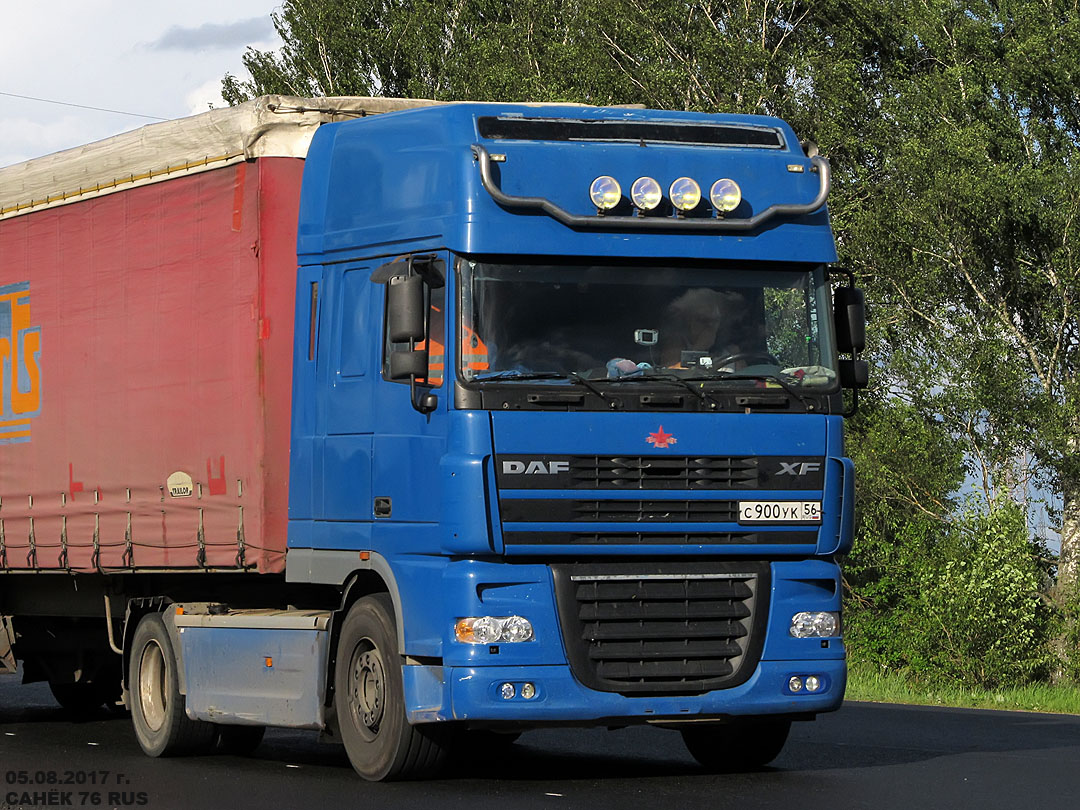 Санкт-Петербург, № С 900 УК 56 — DAF XF95 FT