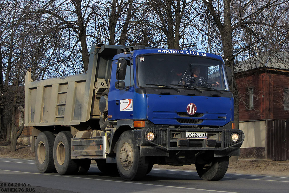 Краснодарский край, № В 072 СР 93 — Tatra 815 TerrNo1-2A0S01