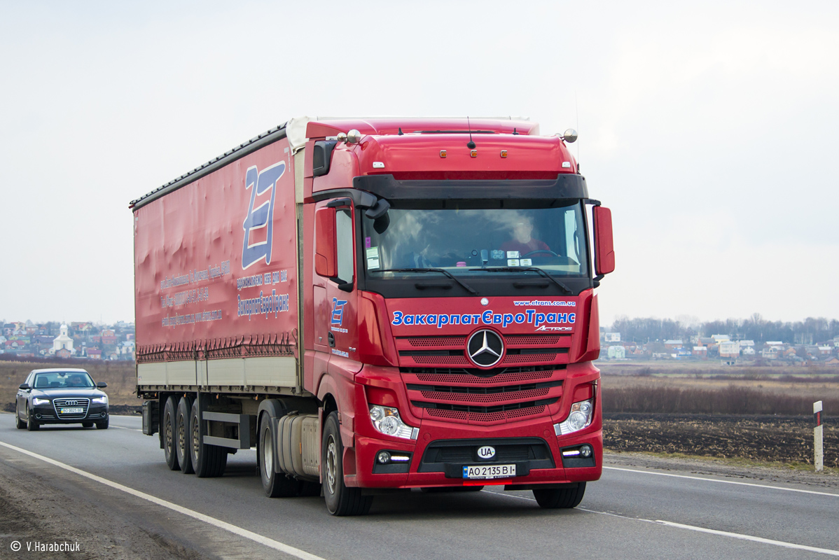 Закарпатская область, № АО 2135 ВІ — Mercedes-Benz Actros ('2011) 1845