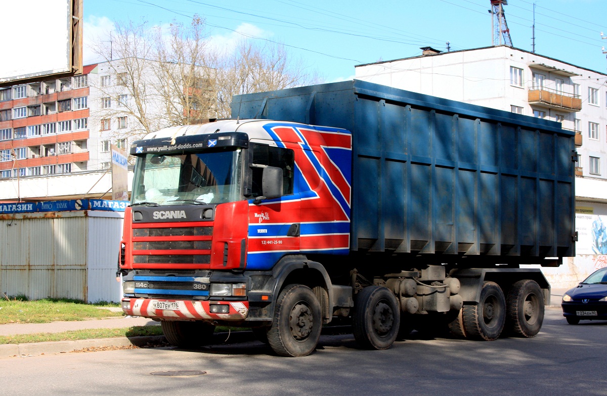 Санкт-Петербург, № К 807 ЕУ 178 — Scania ('1996) R114C