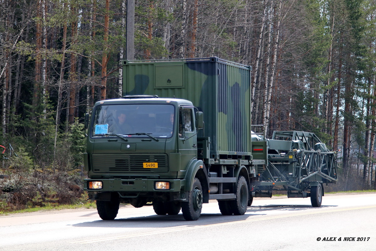 Финляндия, № 5490 — Mercedes-Benz NG (общ. мод.)