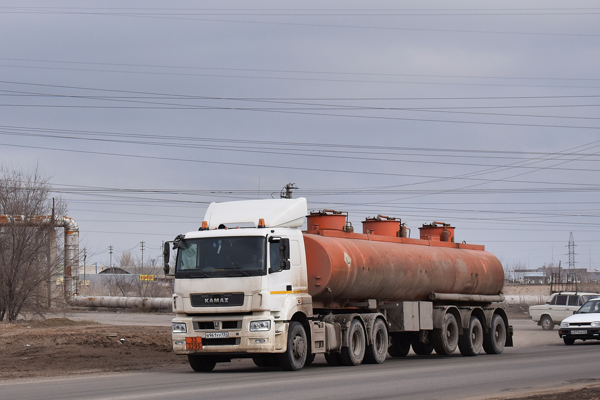 Волгоградская область, № В 961 УУ 134 — КамАЗ-65206-T5