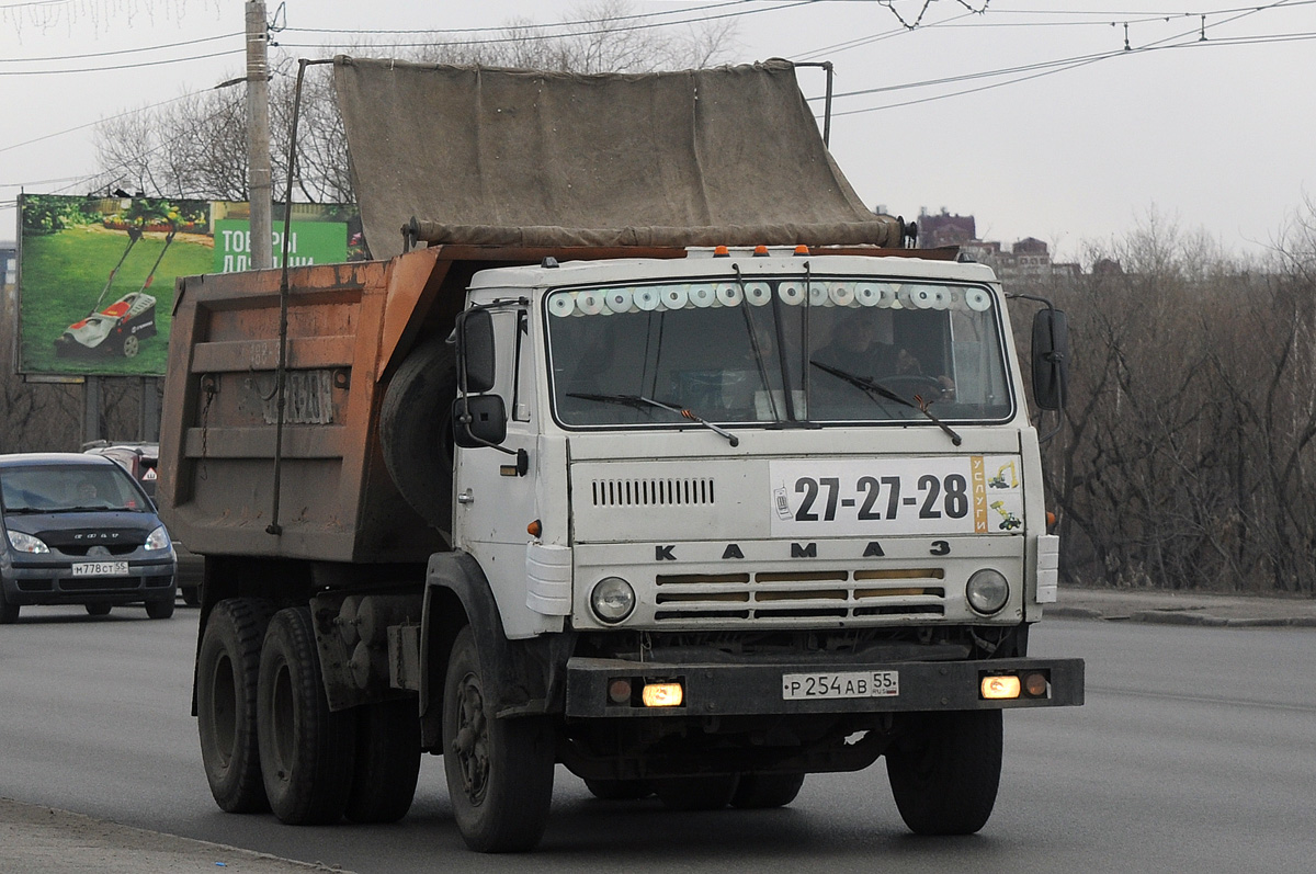 Омская область, № Р 254 АВ 55 — КамАЗ-55111 [551110]