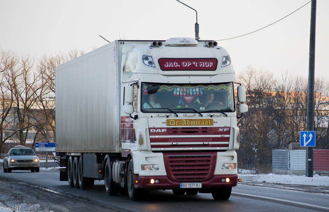 Тернопольская область, № ВО 1277 ВІ — DAF XF105 FT