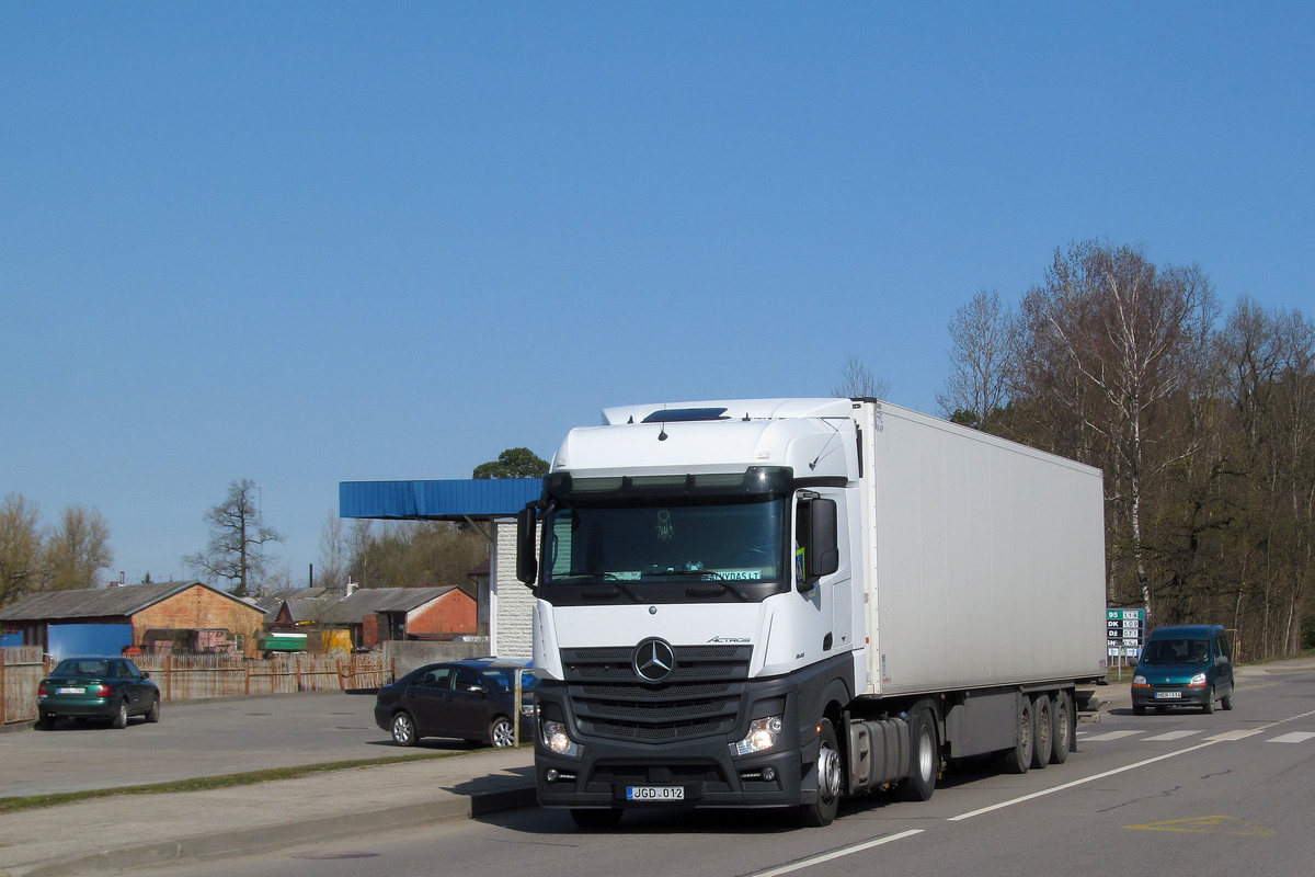 Литва, № JGD 012 — Mercedes-Benz Actros ('2011) 1845