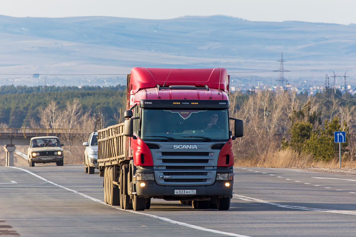 Тува, № Н 323 АУ 17 — Scania ('2004) P380