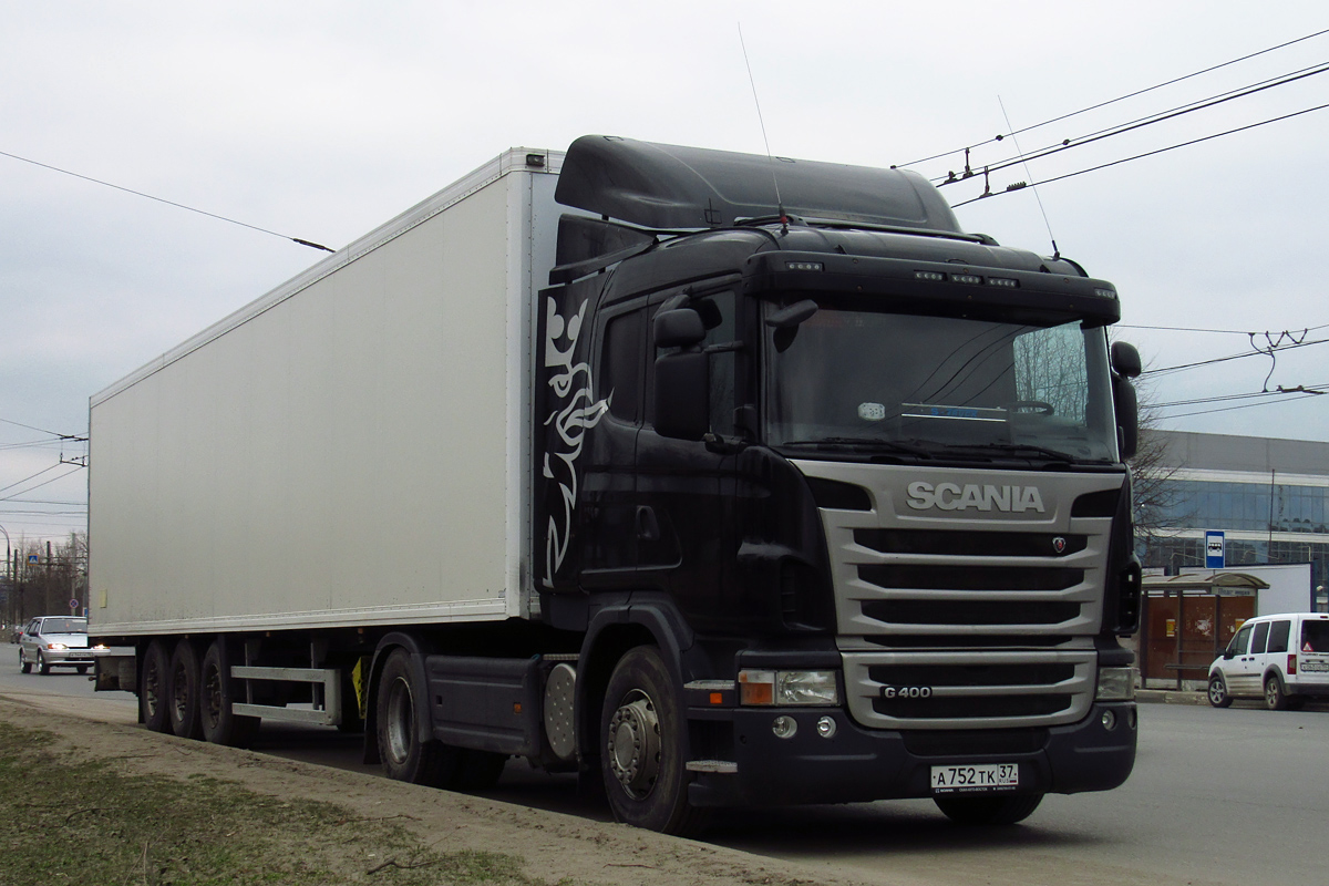 Ивановская область, № А 752 ТК 37 — Scania ('2009) G400